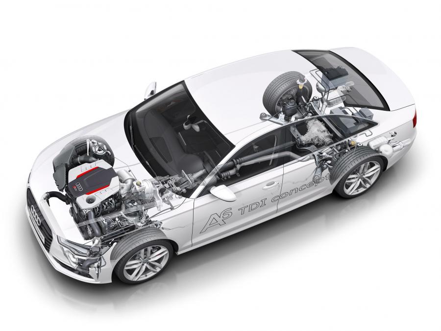Схема Audi A6 TDI Concept (4G, C7) 2014 года  (фото 8 из 12)